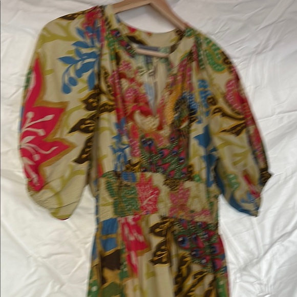 Floral Multicolor Maxi Dress brand: Conditions Apply by Anthropology - Picture 4 of 4